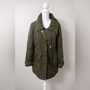 Lauren Ralph Lauren Olive Green Hooded Utility Anorak Jacket Bella swan inspired